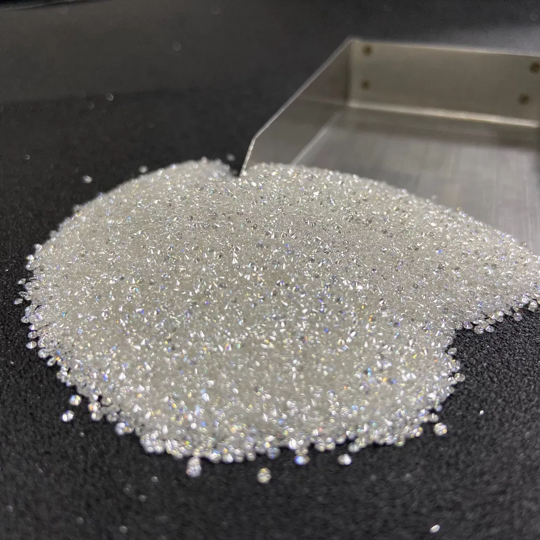 0.8-2.9mm De White Vvs Round Cut Loose Moissanite Melee Gemstone