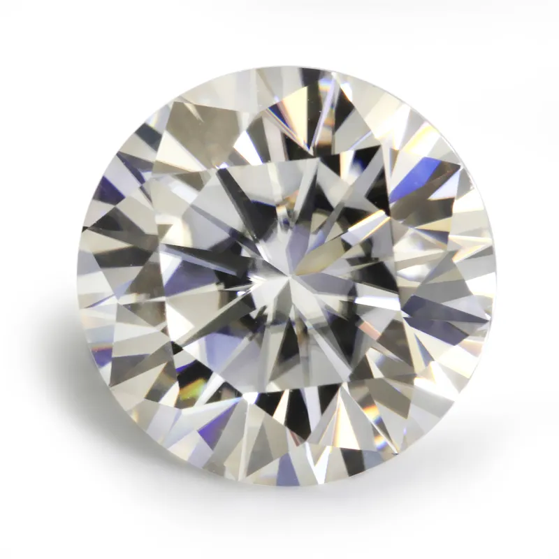 0.8-2.9mm De White Vvs Round Cut Loose Moissanite Melee Gemstone