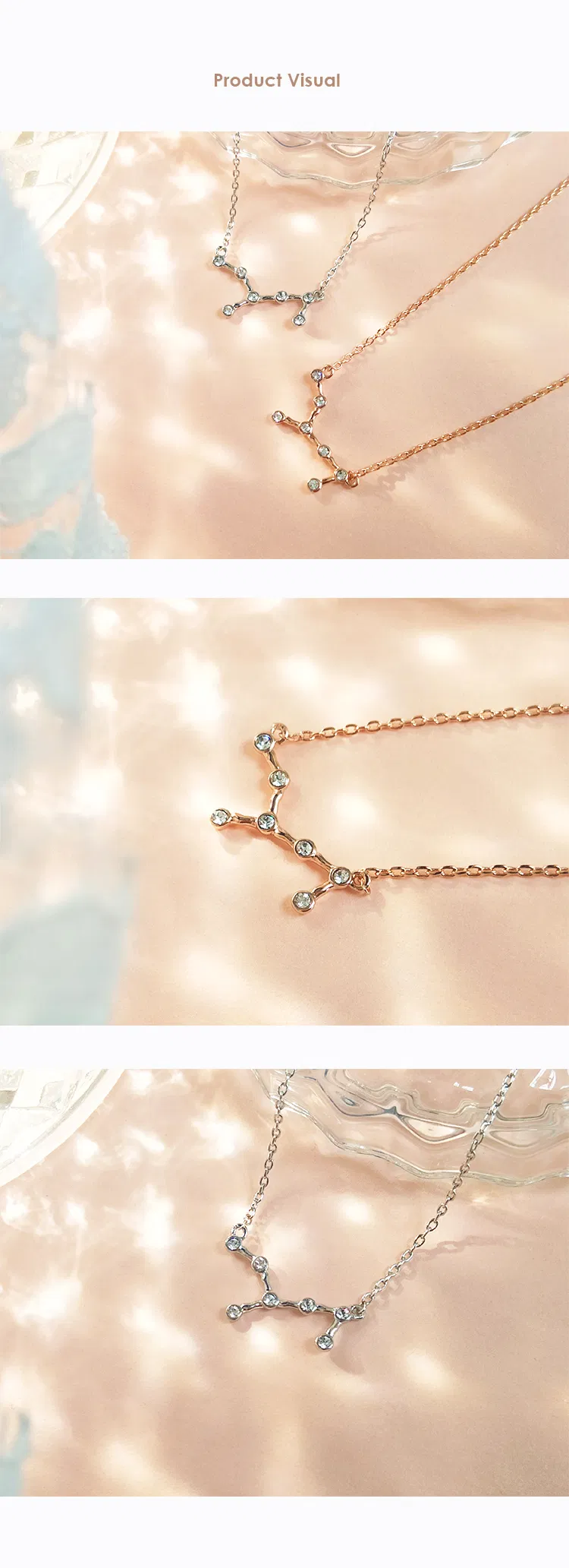 12 Months Astrology Jewelry Virgo Horoscope Necklace Pendant