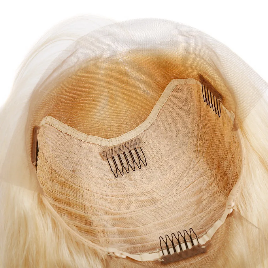 180% Density Human Hair Wig 613 Blonde Lace Wigs Frontal Lace Wig