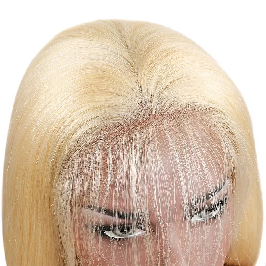 180% Density Human Hair Wig 613 Blonde Lace Wigs Frontal Lace Wig