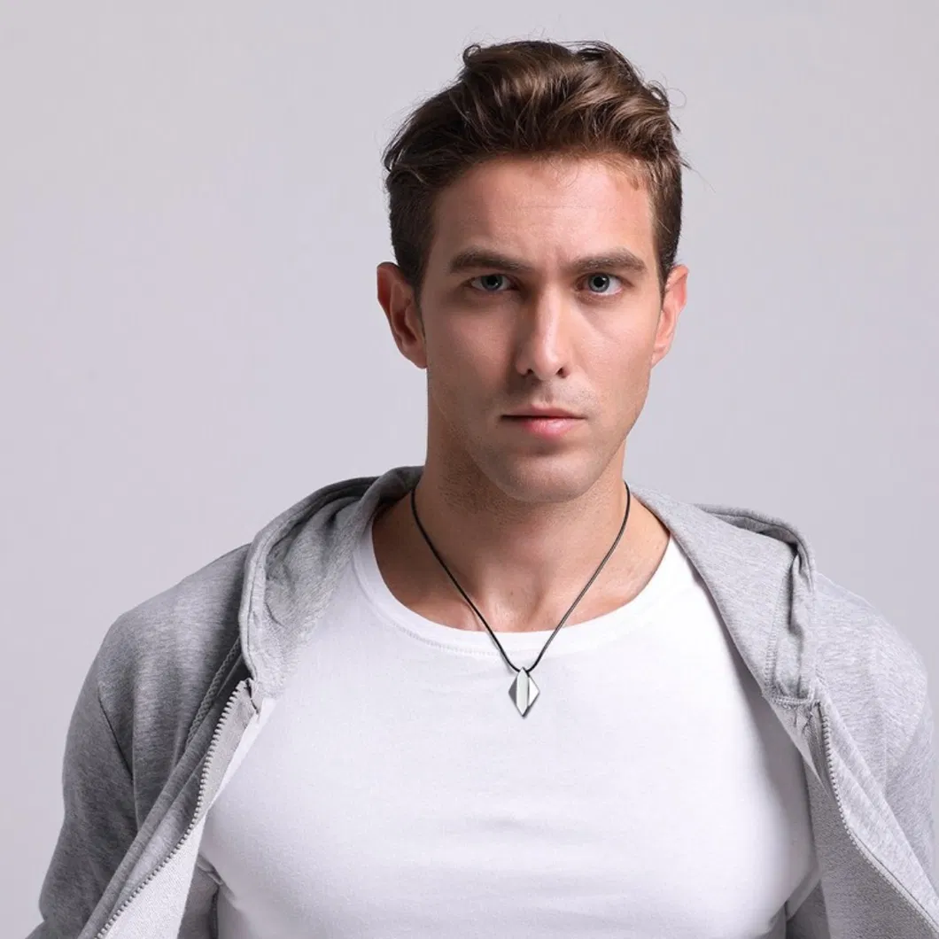 5/6 People Heart Puzzle Family Friendship Pendant Titanium Steel Pentagram Jewelry Can Be DIY Lettering