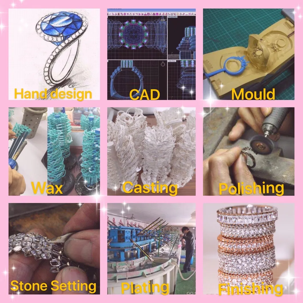 925 Fashion Silver Jewelry Lady′s Ring B047