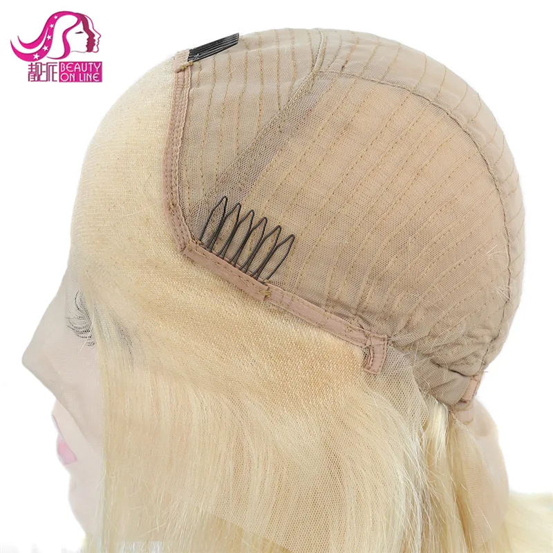 Blonde 613 Color Bob Wigs 100% Remy Human Hair Frontal Lace Wigs