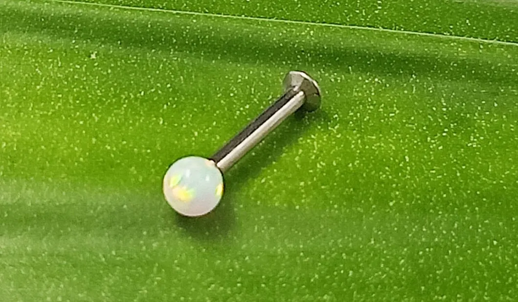 Body Piercings Silver jewelry Stainless Steel Piercing Titanium Piercing Labert Grade 23 Titanium Opal Monroe Tp1959