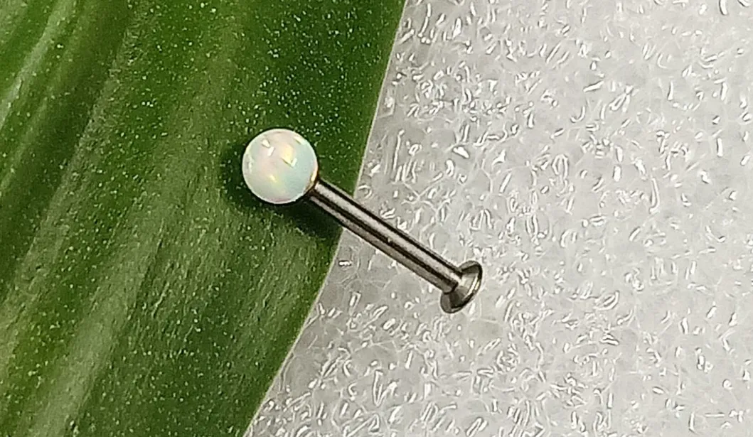 Body Piercings Silver jewelry Stainless Steel Piercing Titanium Piercing Labert Grade 23 Titanium Opal Monroe Tp1959