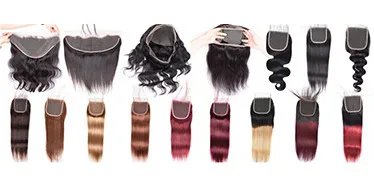 Brazilian Straight Hair Weave with Lace Closure 4X4