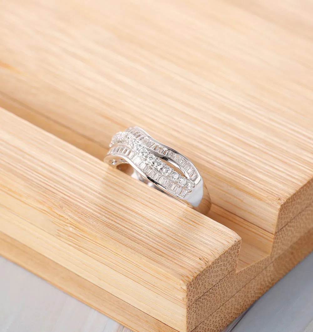 Classics 925 Sterling Silver Jewelry Luxury Elegant Ring AAA CZ Fine Ring for Wedding