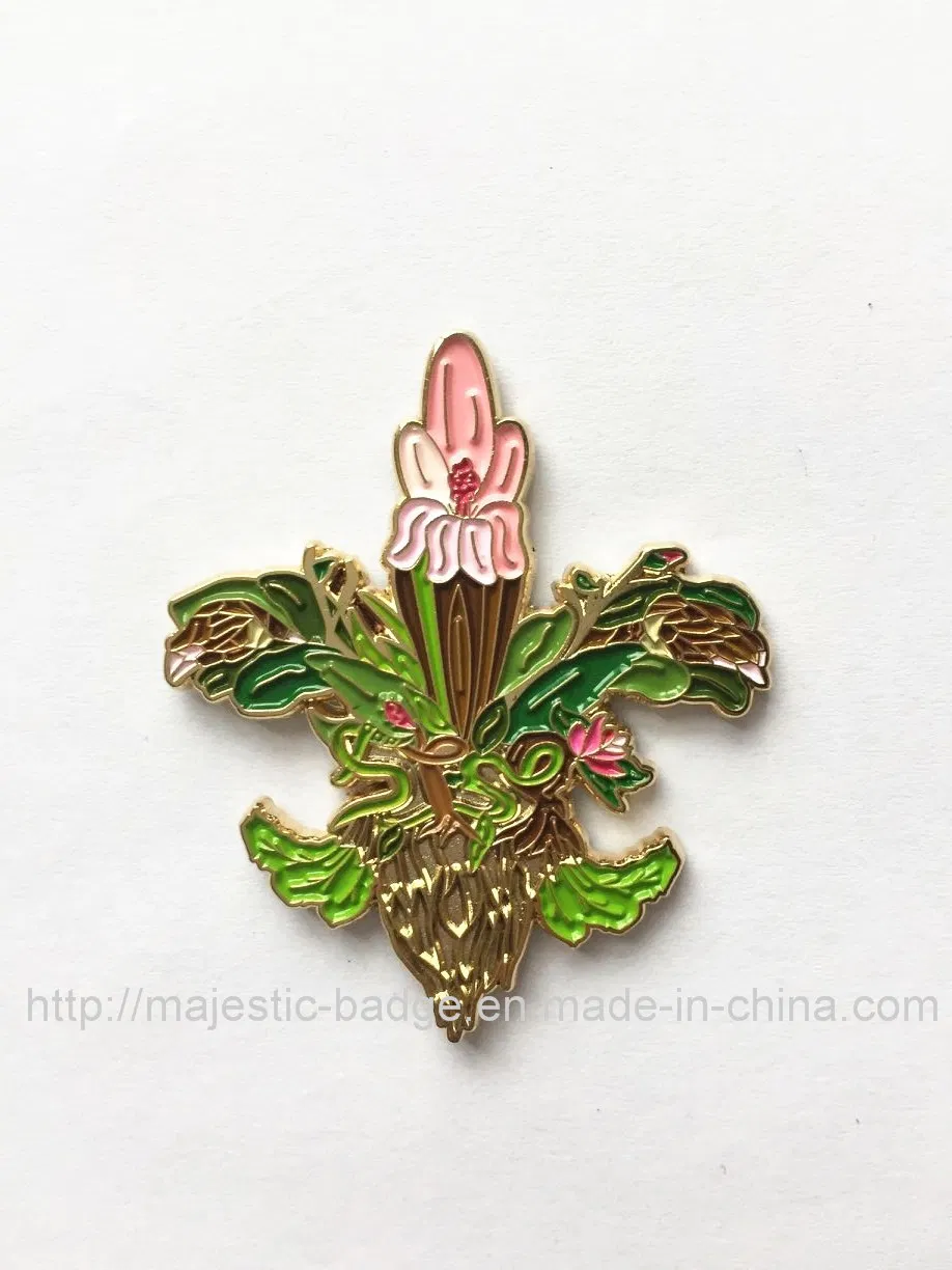 Customized Gold Plating Soft Enamel Lapel Pin (Hz 1001 P157)