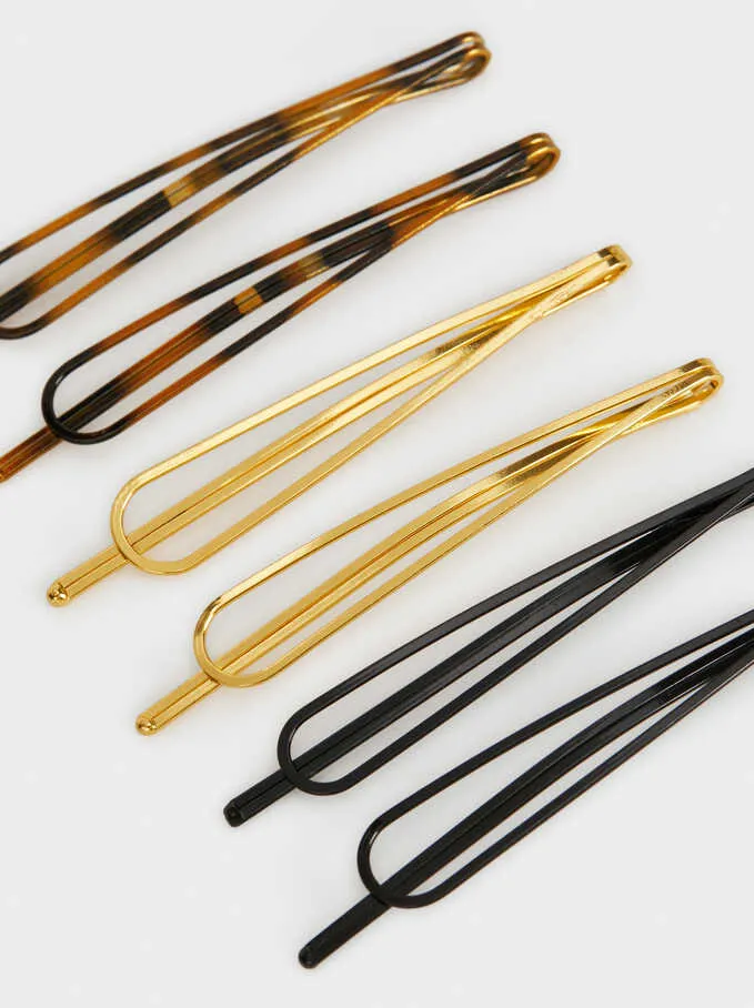 Factory Direct Sale Simple Fashion Three Colors Basic Hair Clip