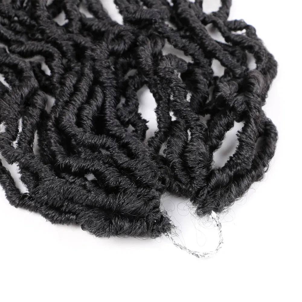 Goddess Locs Crochet Hair Soft Locs 18 24 36 Inch Long Curly Dreadlocks Hair Crochet Nu Faux Locs