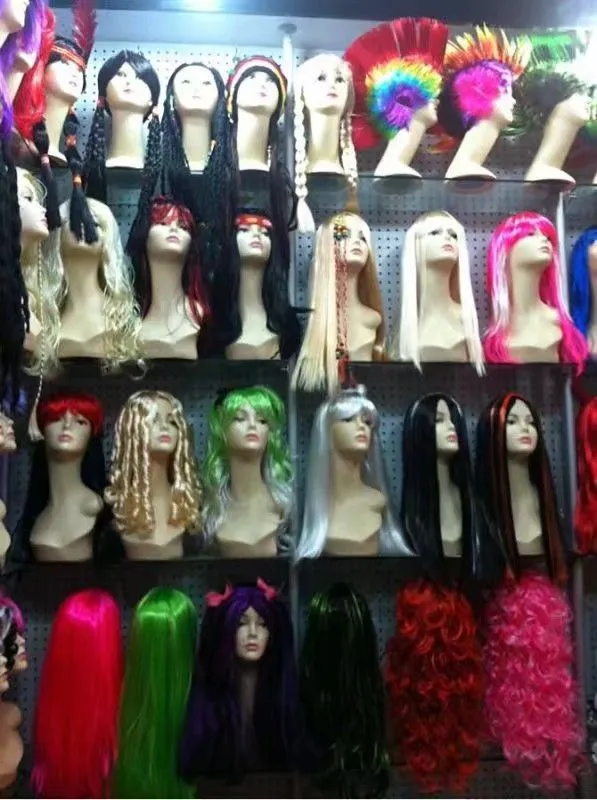 Hot Sale Cheap Synthetic Short Wigs Kanekalon Platinum Color Wigs