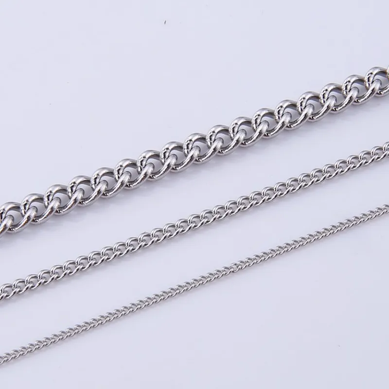 Hot Selling Stainless Steel Necklace Cuban Chain for Fashion Jewelry