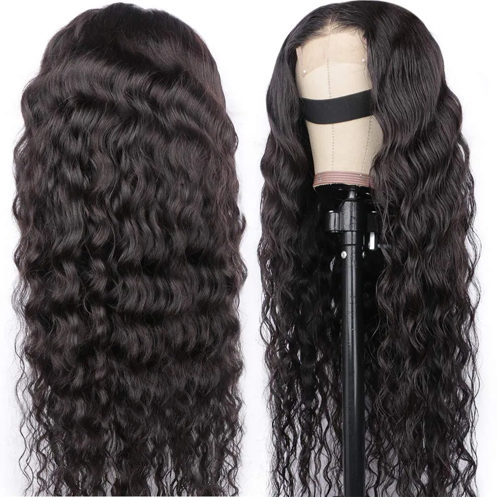 Kbeth Deep Wave HD Full Lace Wigs Human Hair Lace Front Peruvian 100% Virgin Hair 360 Lace Front Wigs for Black Wome Wholesale