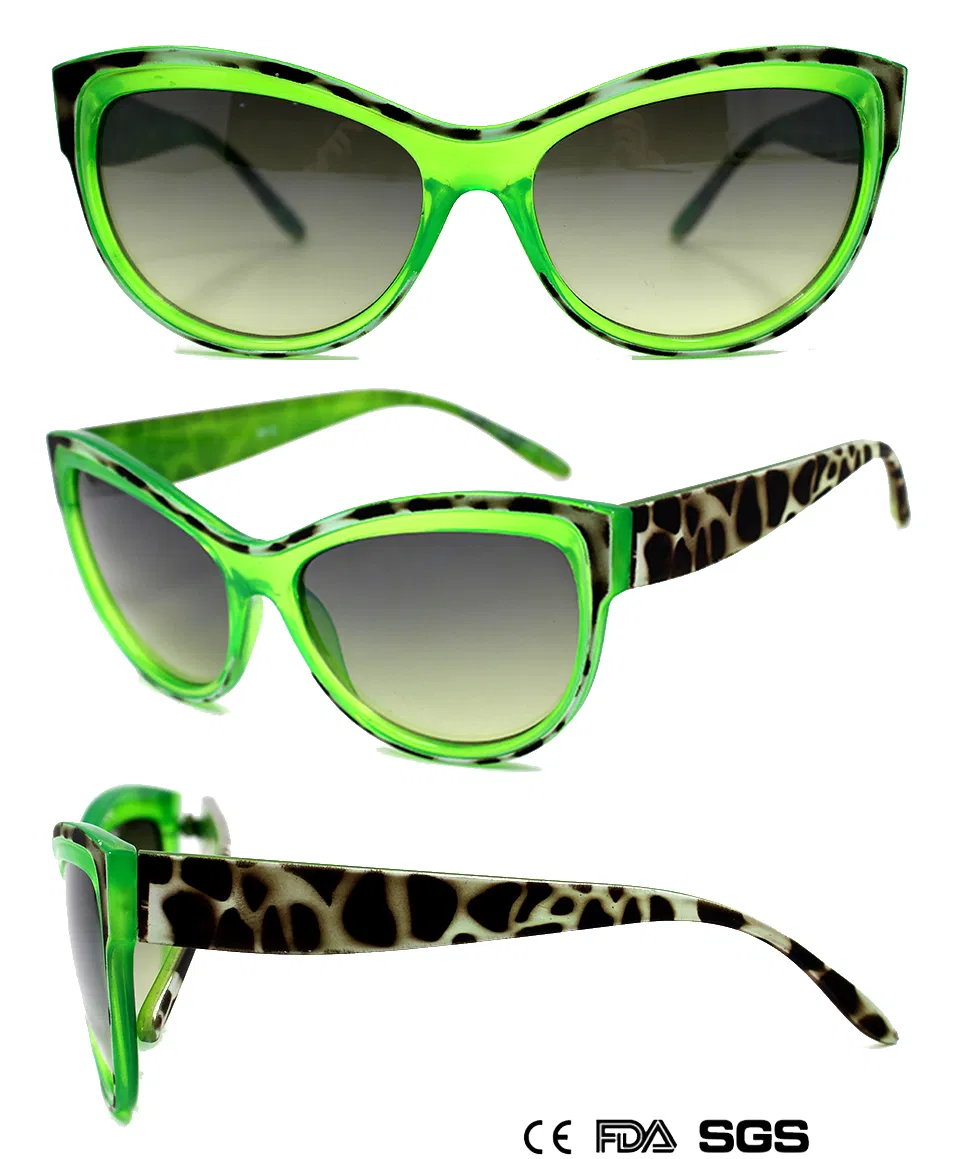 Ladies Fashion Vintage Cat-Eye Framed Sunglasses (M11176)
