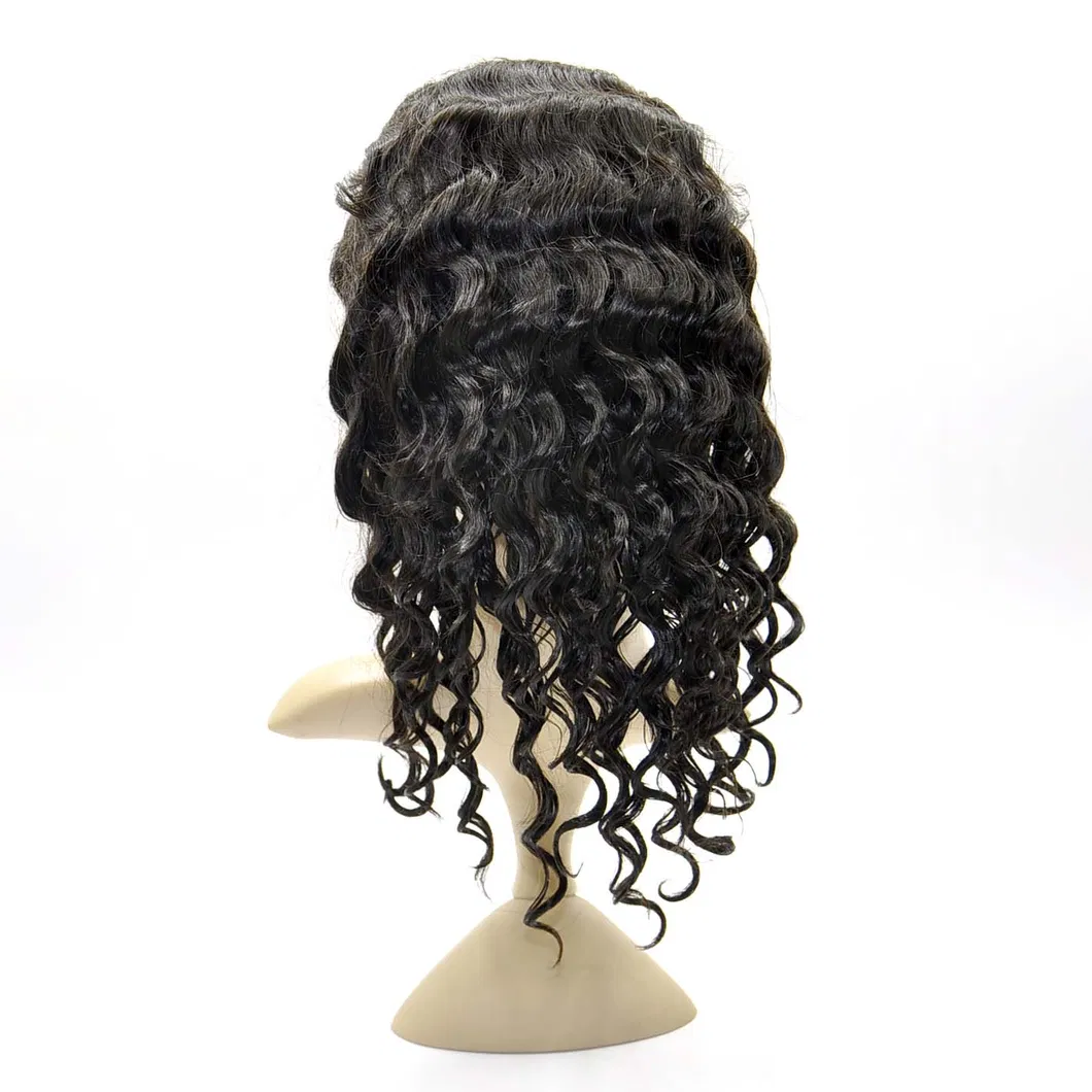 Malaysian Virgin Hair Front Lace Wigs (20Inch-Deep wave)