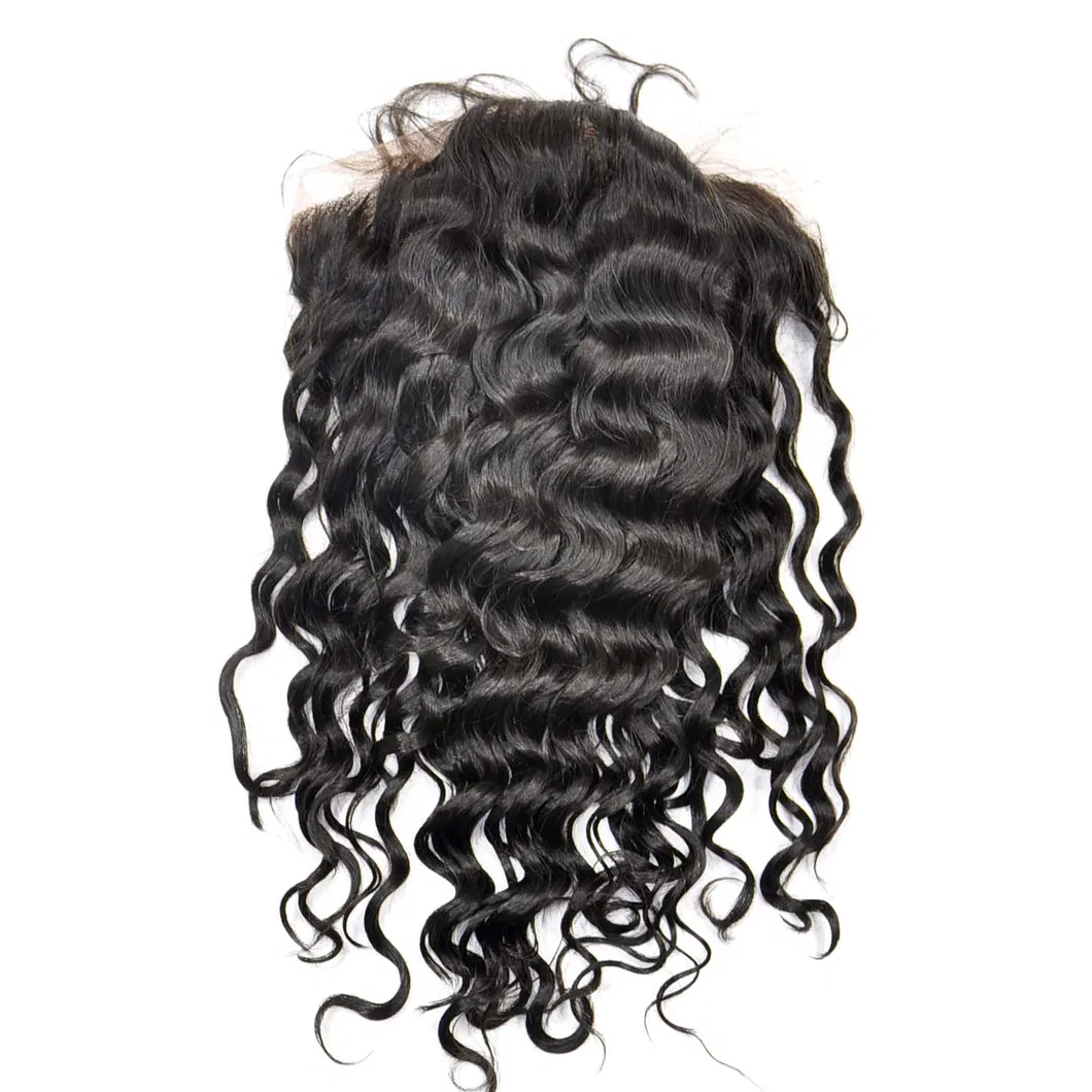 Malaysian Virgin Hair Front Lace Wigs (20Inch-Deep wave)