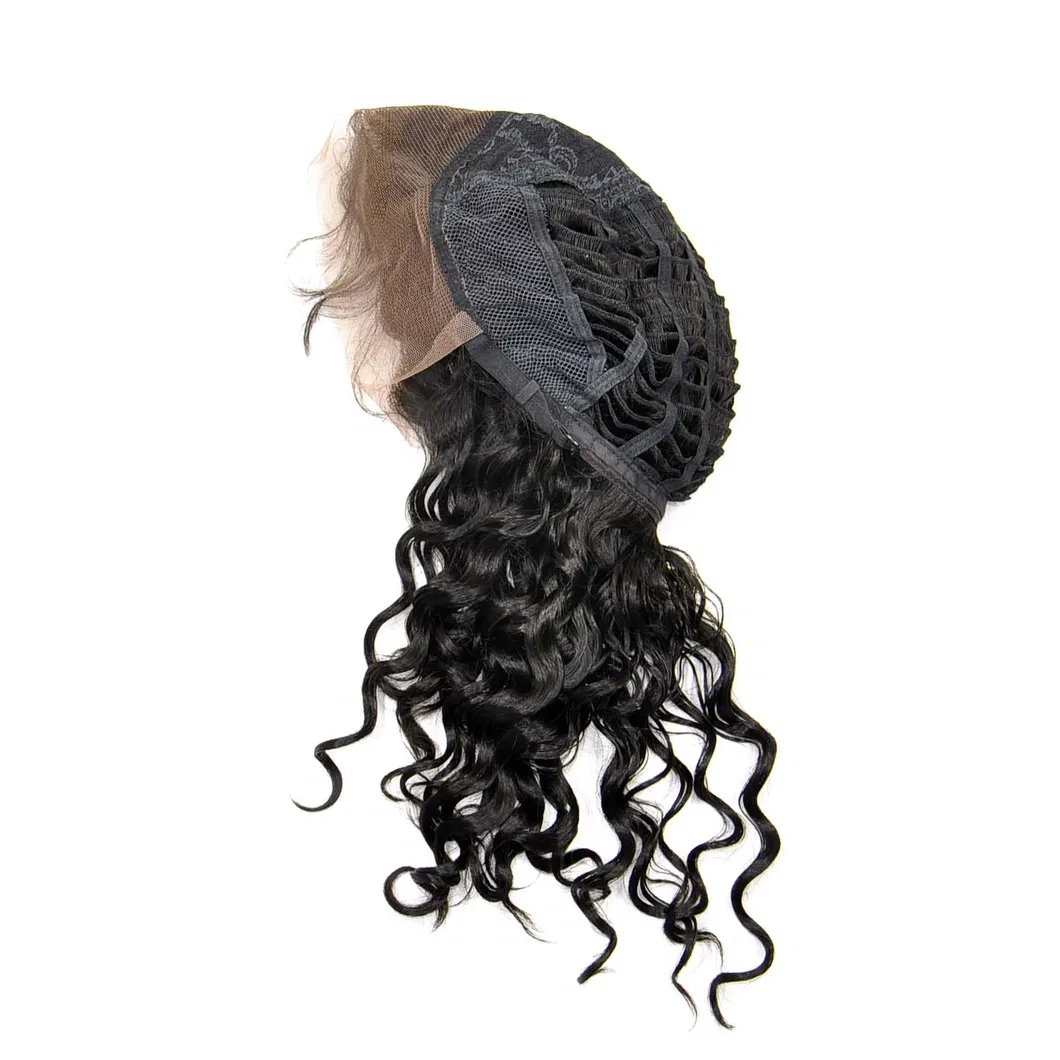 Malaysian Virgin Hair Front Lace Wigs (20Inch-Deep wave)