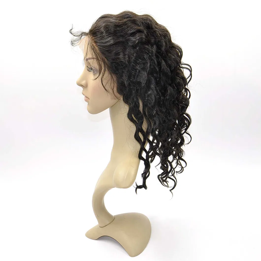 Malaysian Virgin Hair Front Lace Wigs (20Inch-Deep wave)
