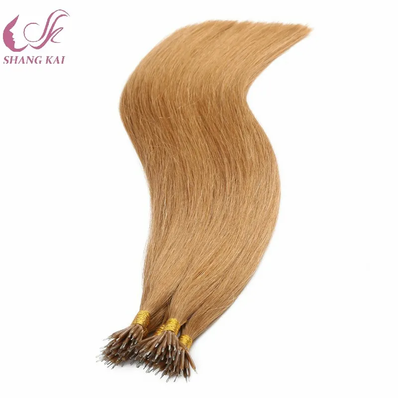 Micro Beads Nano Ring Hair Extensions 1gram/Piece Wholesale Cuticle Aligned Raw Virgin Hair Weave