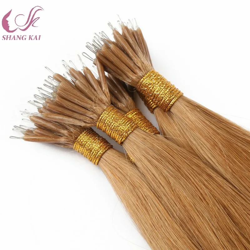 Micro Beads Nano Ring Hair Extensions 1gram/Piece Wholesale Cuticle Aligned Raw Virgin Hair Weave