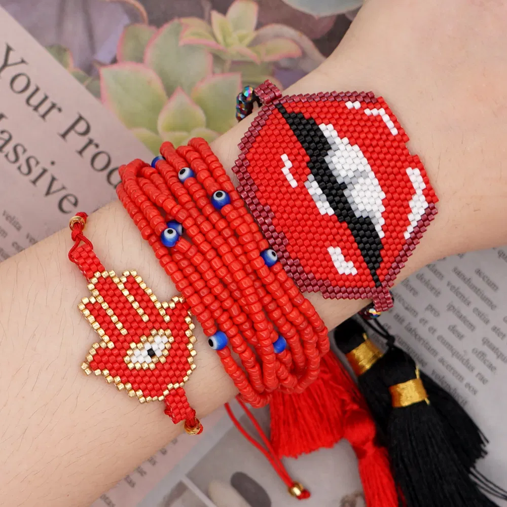 Mlgm Miyuki Bracelet Set for Women Jewelry Friendship Bracelets Set Bohemian Summer Pulseiras Mujer Handmade Woven Fine Imitation Handmade Jewellery
