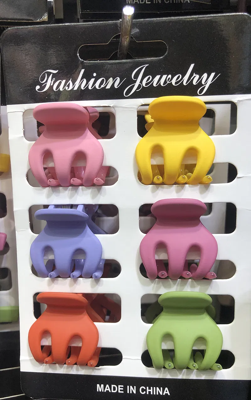 Multicolor Hairpin Macaron Hair Clip Candy Color Hair Ornaments Fashion Hair Accessories Design Women Hair Claw Solid Color Hair Crab Retro Scrub Hair Clip
