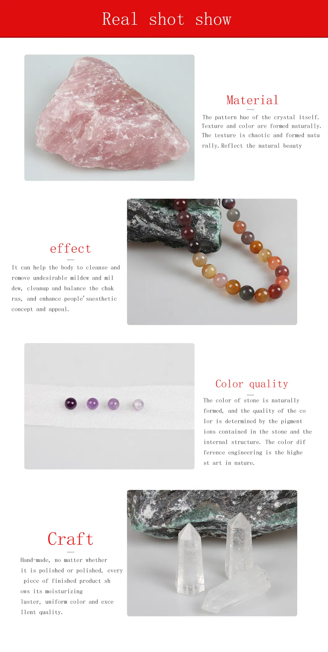 Natural Semi-Precious Stones Drop-Shaped Faceted Loose Beads Green Aventurine Watermelon Red Semi-Precious Stones Head DIY Jewelry Accessories