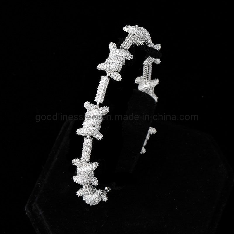 New Arrival Mens Bracelets Iced out Cuban Chain with Full Diamond Jewelry Bracelet Women