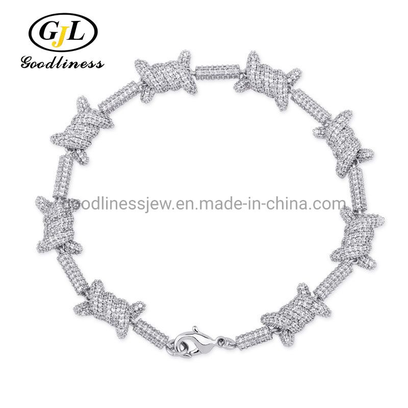 New Arrival Mens Bracelets Iced out Cuban Chain with Full Diamond Jewelry Bracelet Women