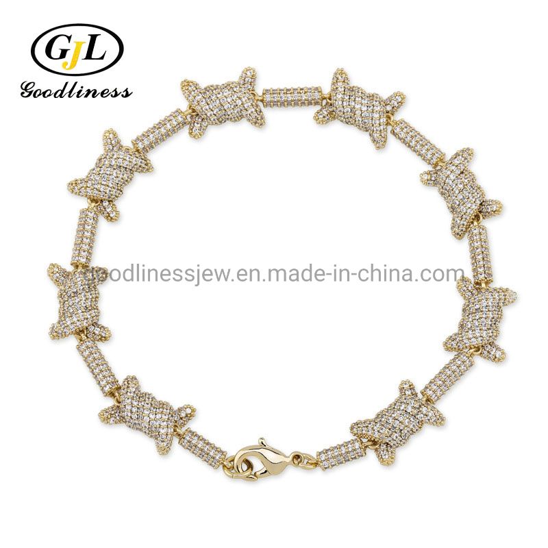 New Arrival Mens Bracelets Iced out Cuban Chain with Full Diamond Jewelry Bracelet Women