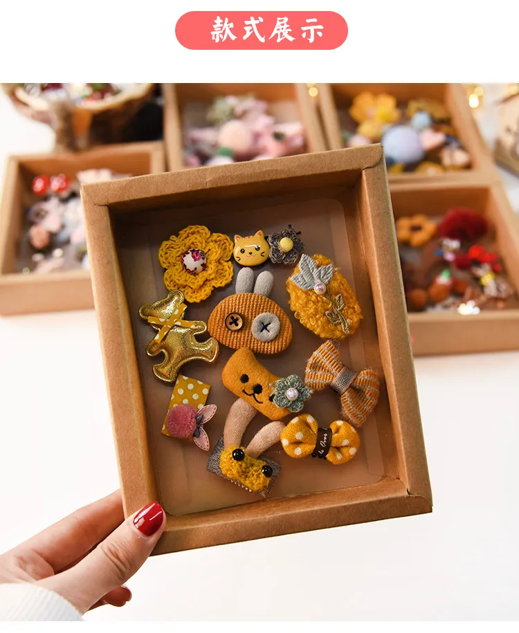 New Style Baby Hair Clips Set Cute Barrettes for Baby Girls