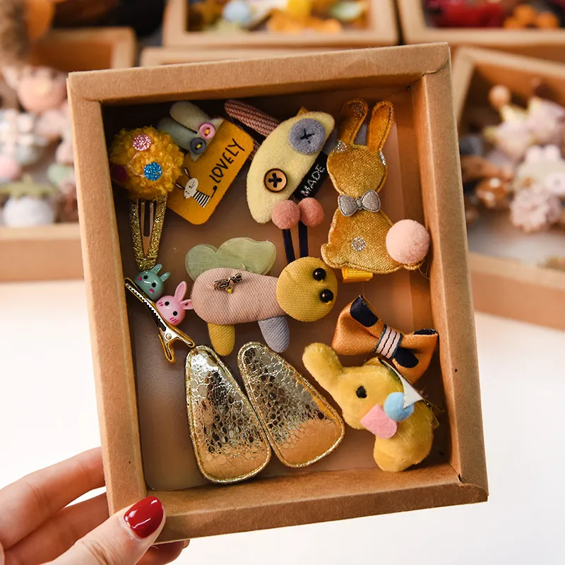 New Style Baby Hair Clips Set Cute Barrettes for Baby Girls