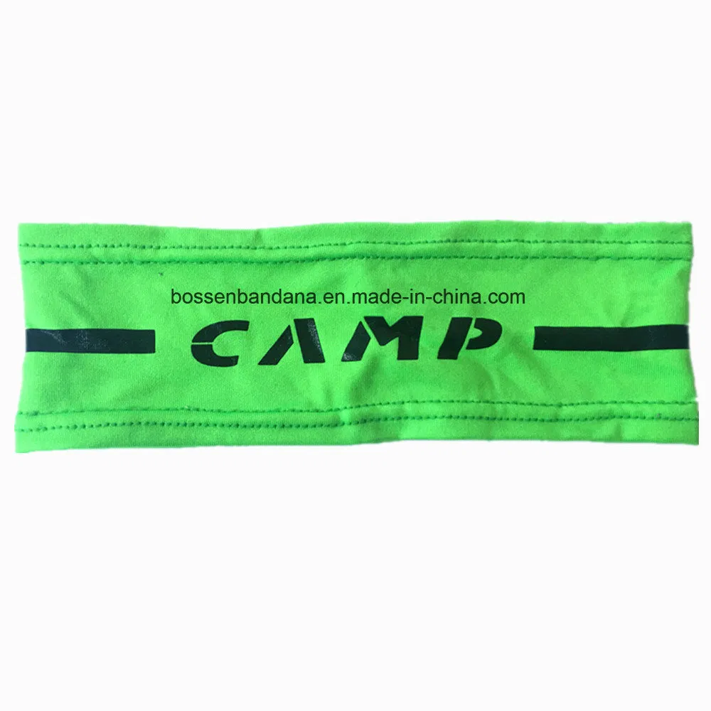 OEM Custom Logo Printed Outdoor Sports Basketball Elastic Headband Headwraps Hairband Manufacturer