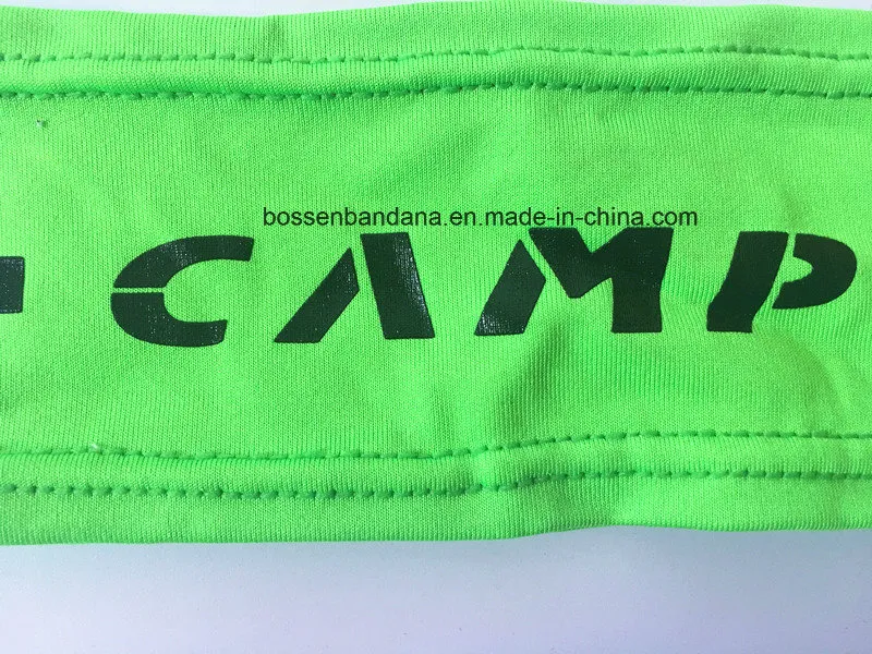 OEM Custom Logo Printed Outdoor Sports Basketball Elastic Headband Headwraps Hairband Manufacturer