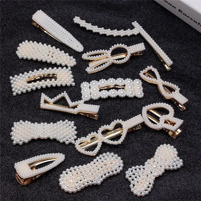 Pearl Hairpin Temperament Side Clip Popular Headdress Boutique