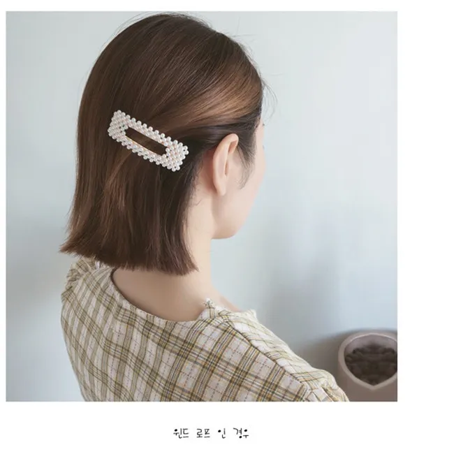 Pearl Hairpin Temperament Side Clip Popular Headdress Boutique