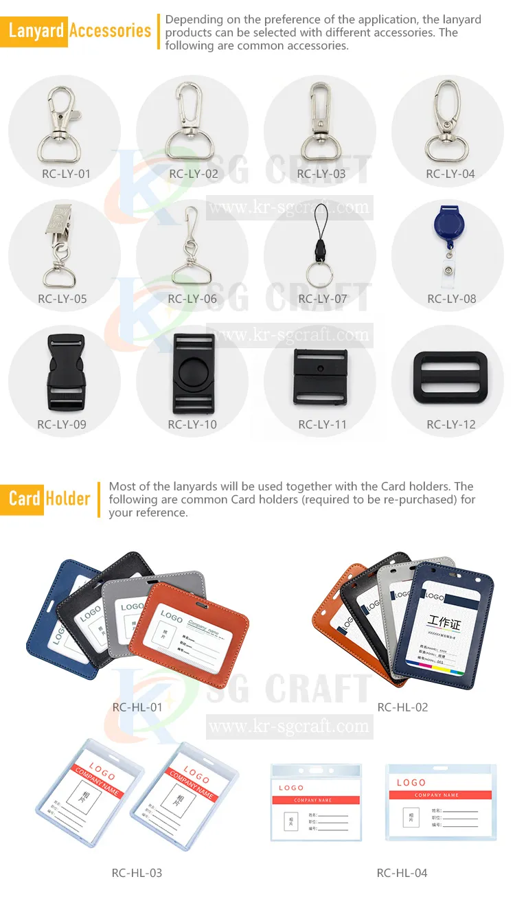 Promotional Gift Factory Custom Sublimation Printed Lanyards with Logo Custom Lanyards