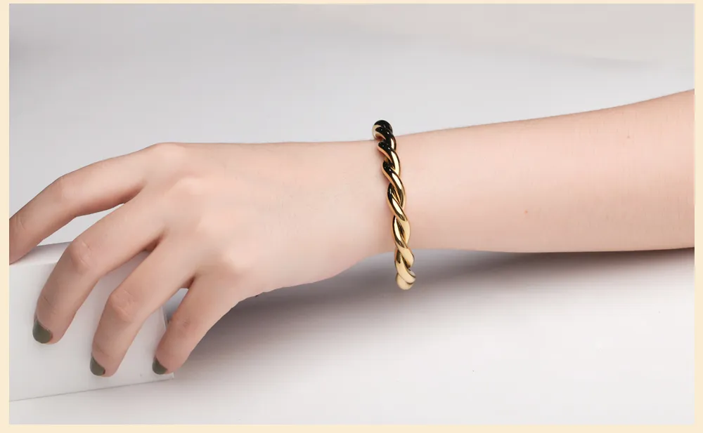 Rose Gold Silver Gold Love Knot Bracelet Bangle Jewelry