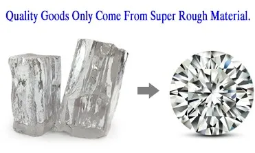 Star Cut Cubic Zirconia 8 Hearts and 8 Arrows CZ