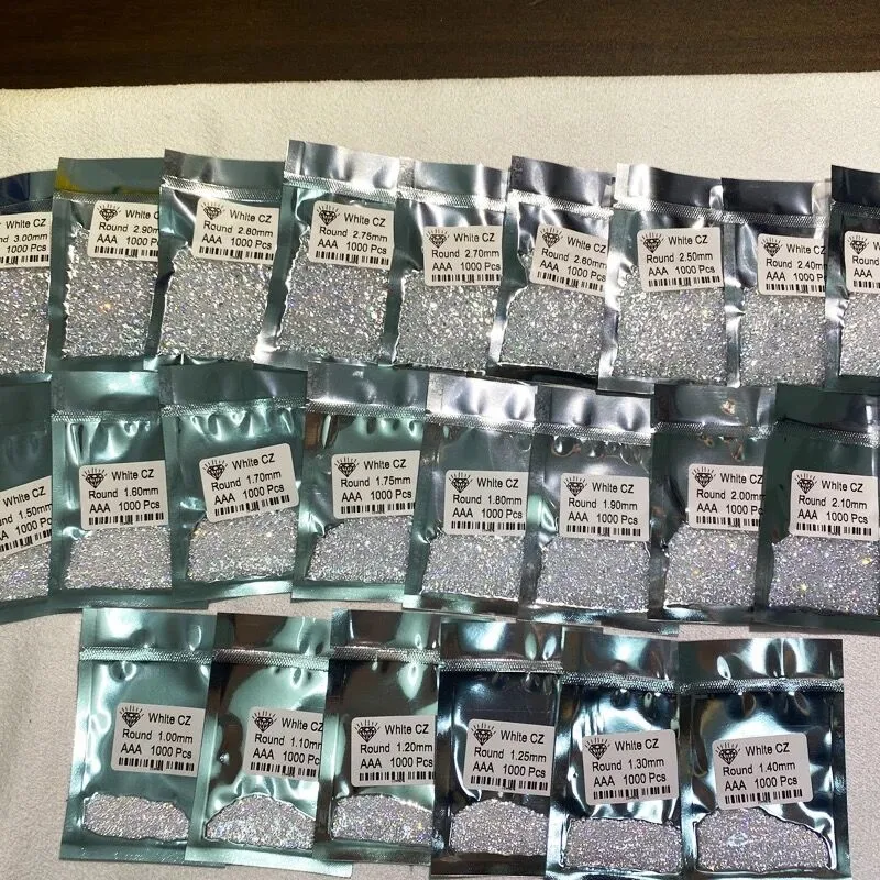 Star Cut Cubic Zirconia 8 Hearts and 8 Arrows CZ