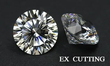 Star Cut Cubic Zirconia 8 Hearts and 8 Arrows CZ