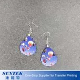 Sublimation Blank Teardrop MDF Earrings Mother Day Gifts 2020