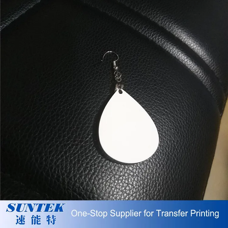 Sublimation Blank Teardrop MDF Earrings Mother Day Gifts 2020