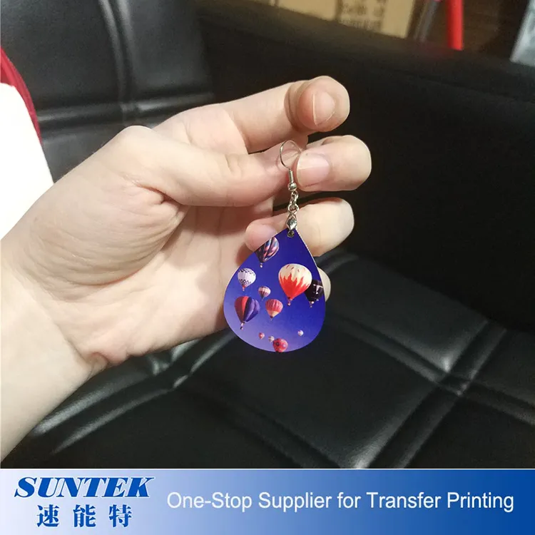 Sublimation Blank Teardrop MDF Earrings Mother Day Gifts 2020