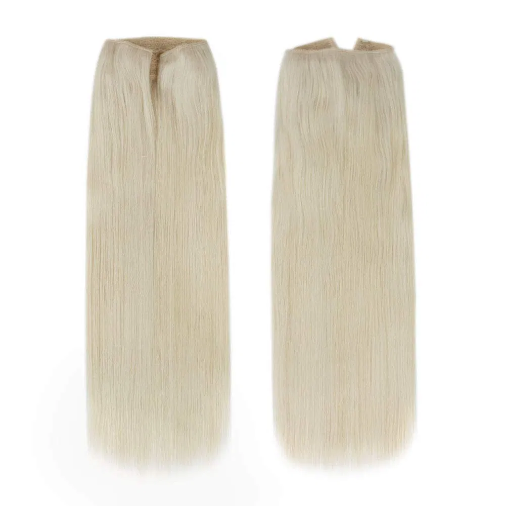 Trendy Hair Extensions, Ash Brown Fading Into Platinum Blonde B8-60, 120 Gram 20 Inch