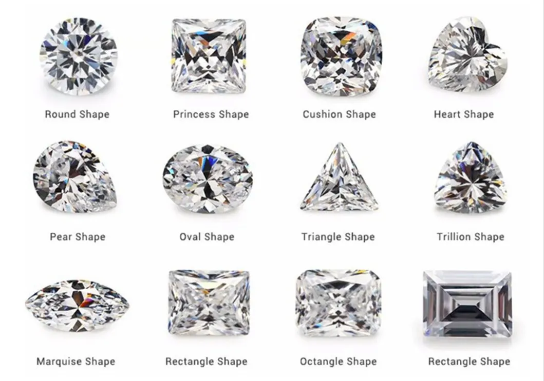 White Loose Moissanite Diamond Gemstone Pear Shape Moisanite Stone Lab Diamond From China